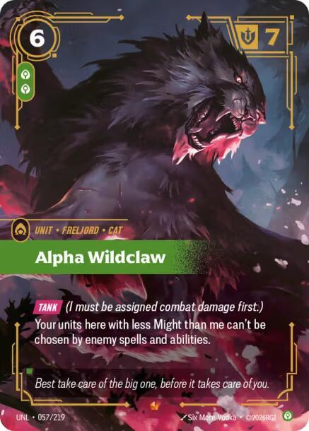Alpha Wildclaw [Unleashed] 057/219