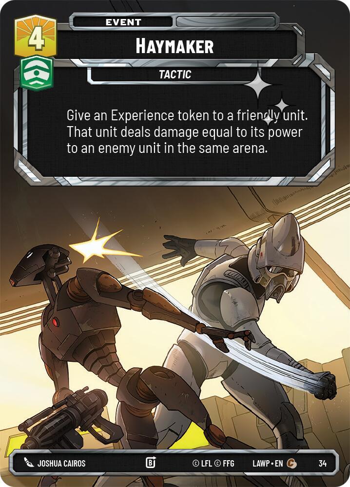 Haymaker (Foil) [A Lawless Time: Weekly Play Promos] 34