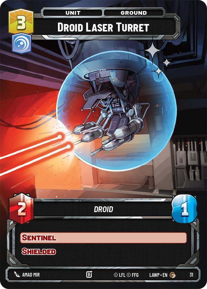 Droid Laser Turret (Foil) [A Lawless Time: Weekly Play Promos] 31