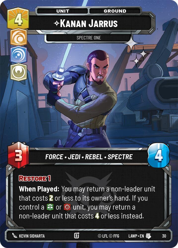 Kanan Jarrus - Spectre One (Foil) [A Lawless Time: Weekly Play Promos] 30