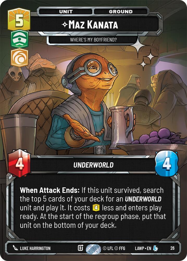 Maz Kanata - Where's My Boyfriend? (Foil) [A Lawless Time: Weekly Play Promos] 26