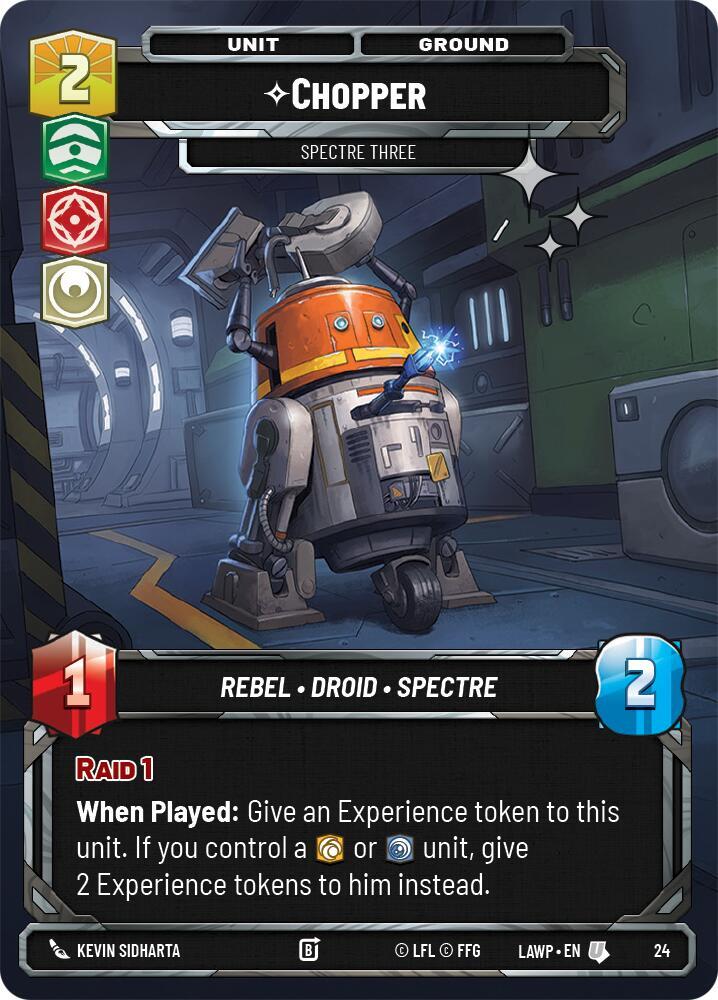 Chopper - Spectre Three (Foil) [A Lawless Time: Weekly Play Promos] 24