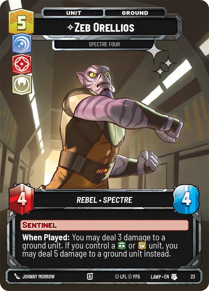 Zeb Orellios - Spectre Four (Foil) [A Lawless Time: Weekly Play Promos] 23