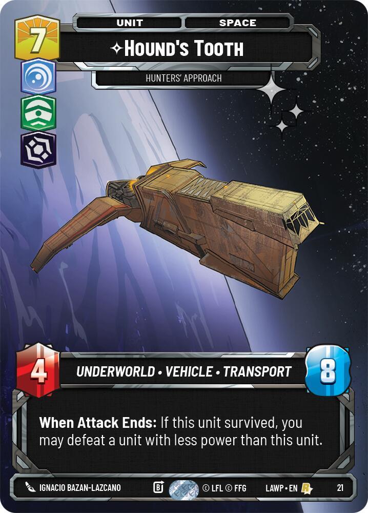 Hound's Tooth - Hunters' Approach (Foil) [A Lawless Time: Weekly Play Promos] 21