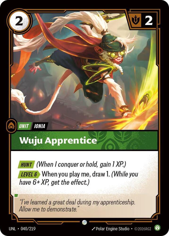 Wuju Apprentice [Unleashed] 040/219