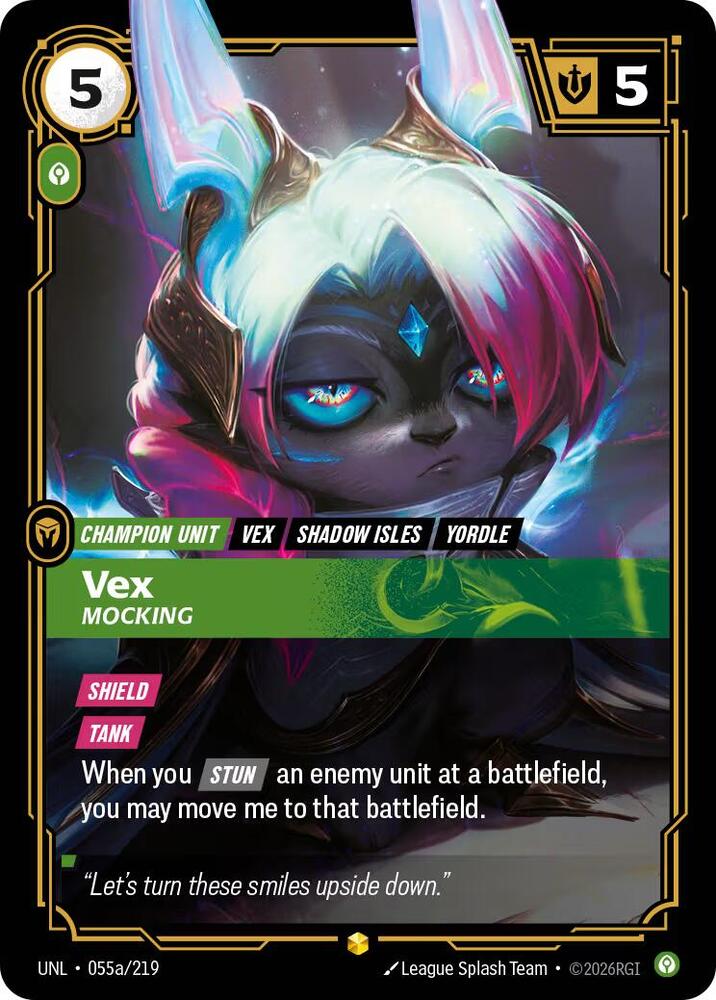 Vex, Mocking (Alternate Art) [Unleashed] 055a/219
