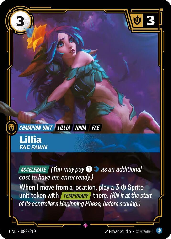 Lillia - Fae Fawn [Unleashed] 082/219