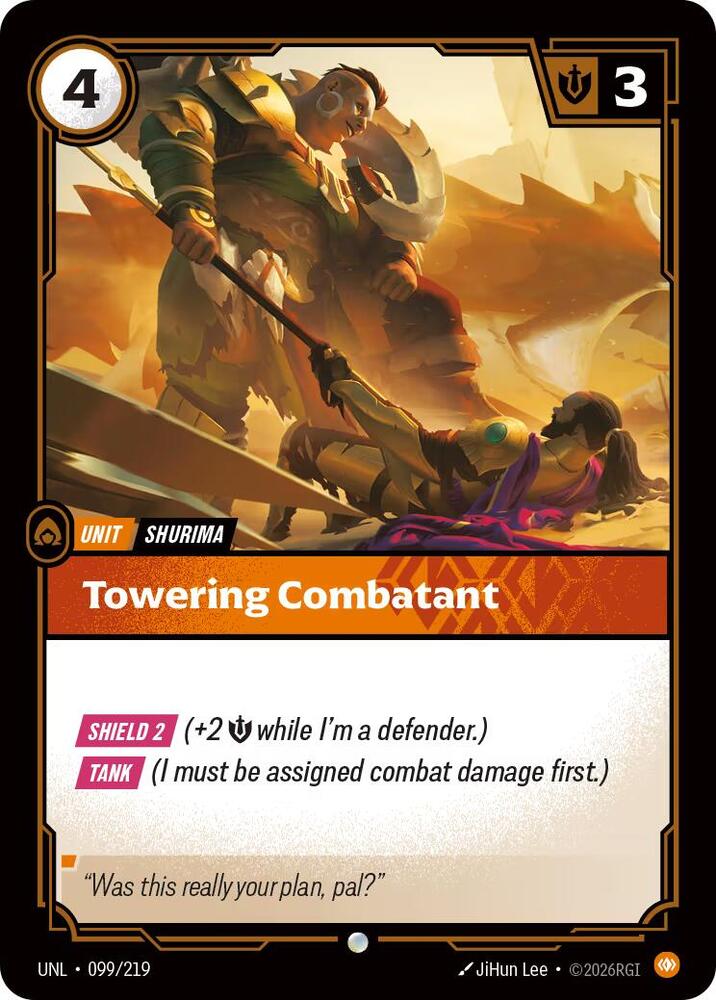 Towering Combatant [Unleashed] 099/219