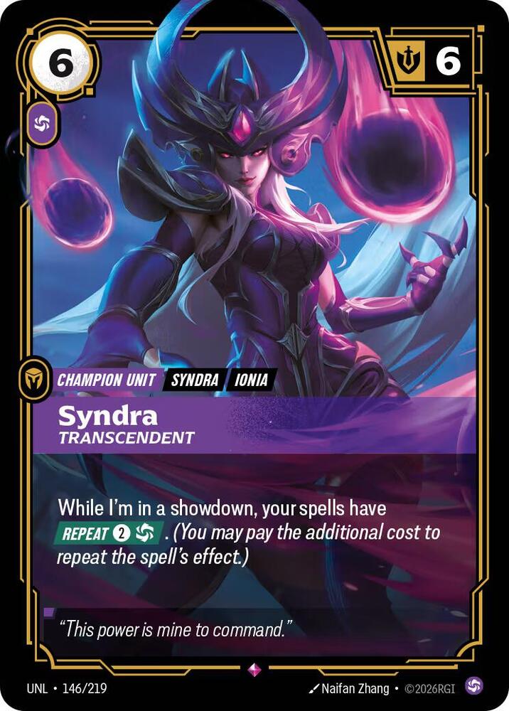 Syndra - Transcendent [Unleashed] 146/219