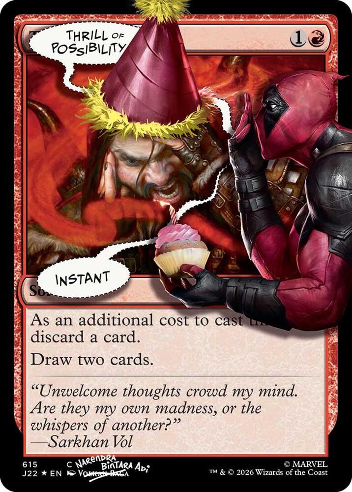 Thrill of Possibility (615) (Pool Party Foil) [Secret Lair Drop Series] 615