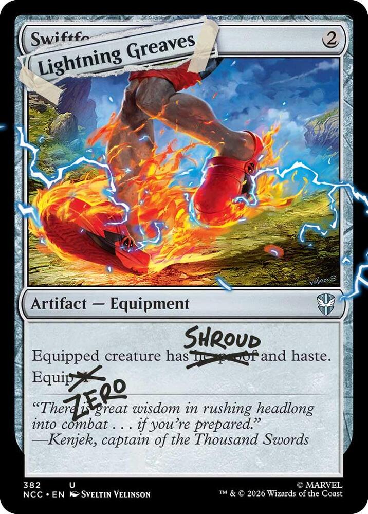 Lightning Greaves (382) [Secret Lair Drop Series] 382