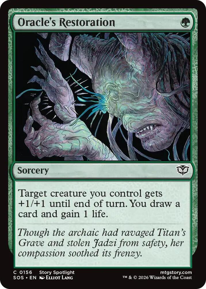 Oracle's Restoration [Secrets of Strixhaven] 156