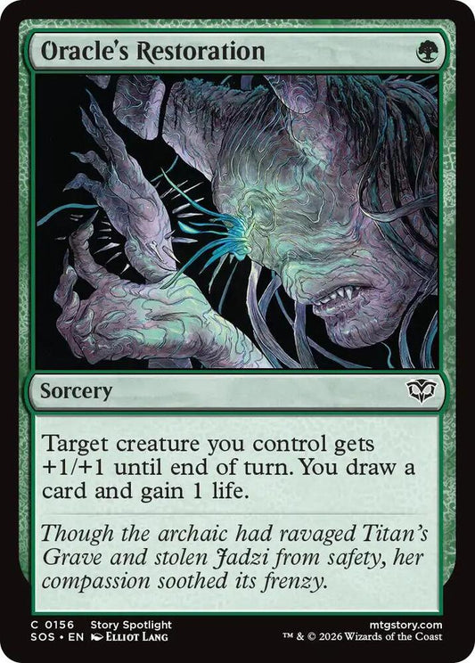 Oracle's Restoration [Secrets of Strixhaven] 156