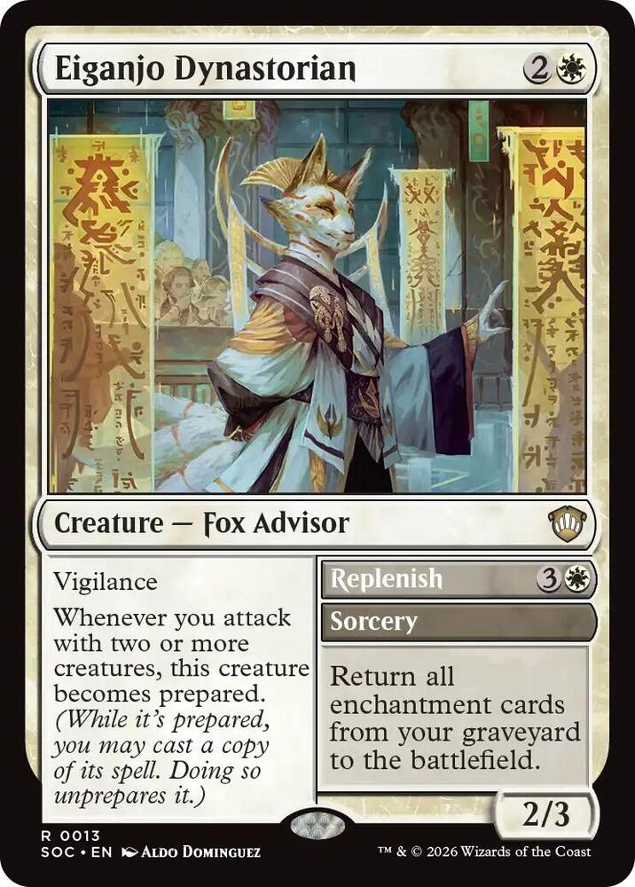 Eiganjo Dynastorian [Commander: Secrets of Strixhaven] 13