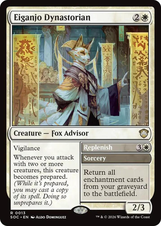 Eiganjo Dynastorian [Commander: Secrets of Strixhaven] 13