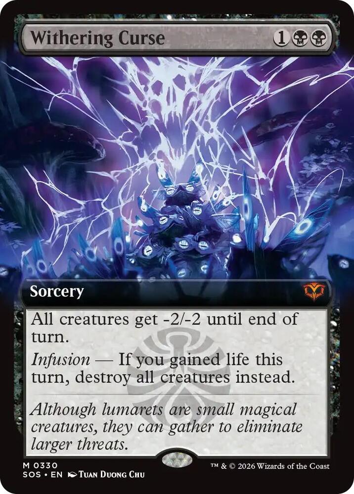 Withering Curse (Extended Art) [Secrets of Strixhaven] 330