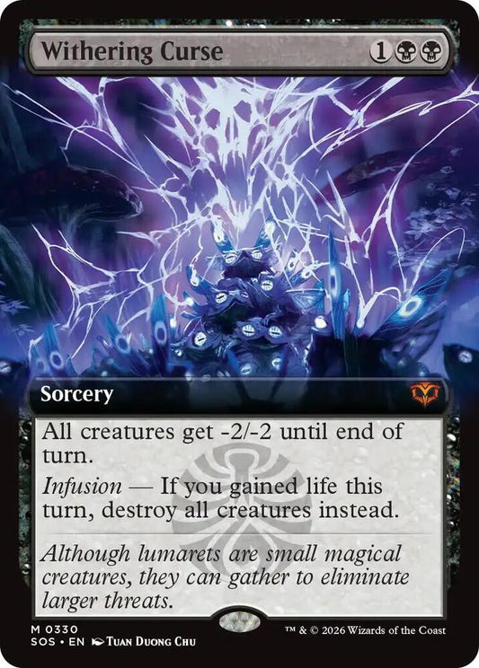 Withering Curse (Extended Art) [Secrets of Strixhaven] 330