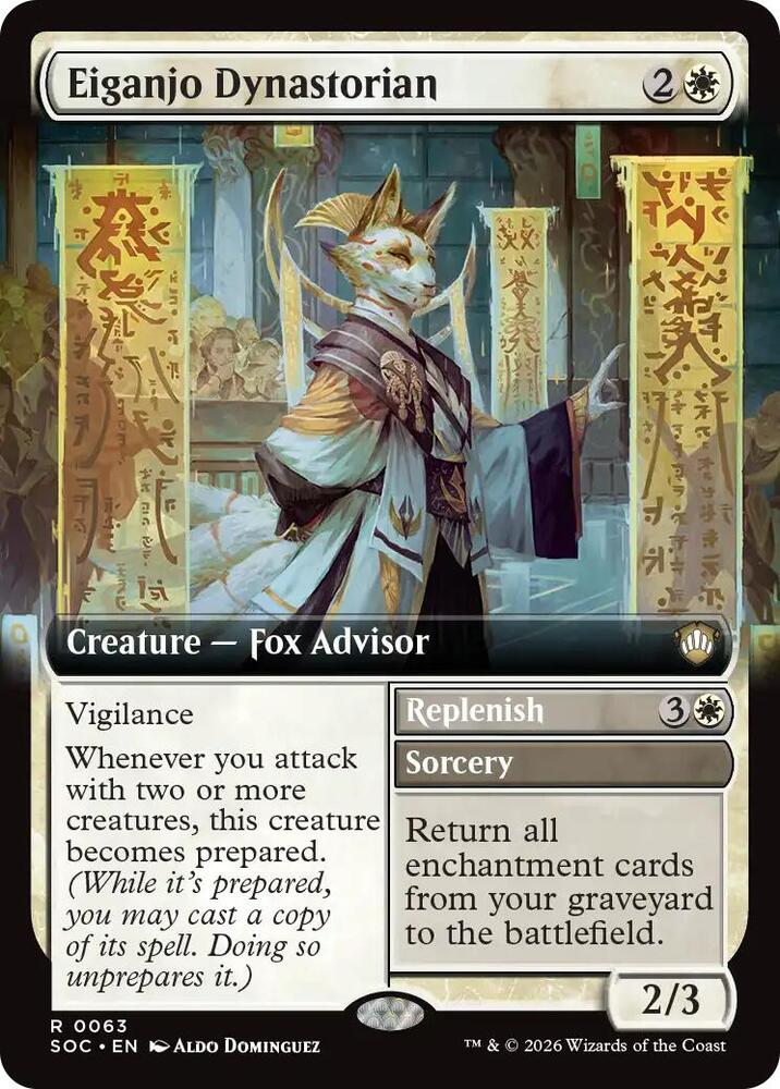 Eiganjo Dynastorian (Extended Art) [Commander: Secrets of Strixhaven] 63
