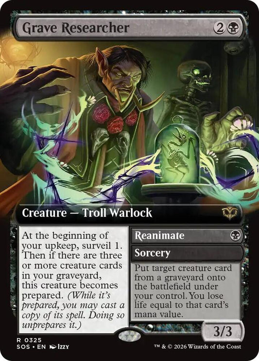 Grave Researcher (Extended Art) [Secrets of Strixhaven] 325