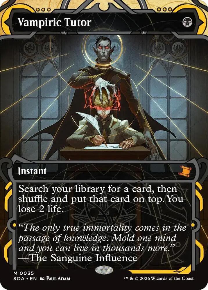 Vampiric Tutor [Secrets of Strixhaven: Mystical Archive] 35