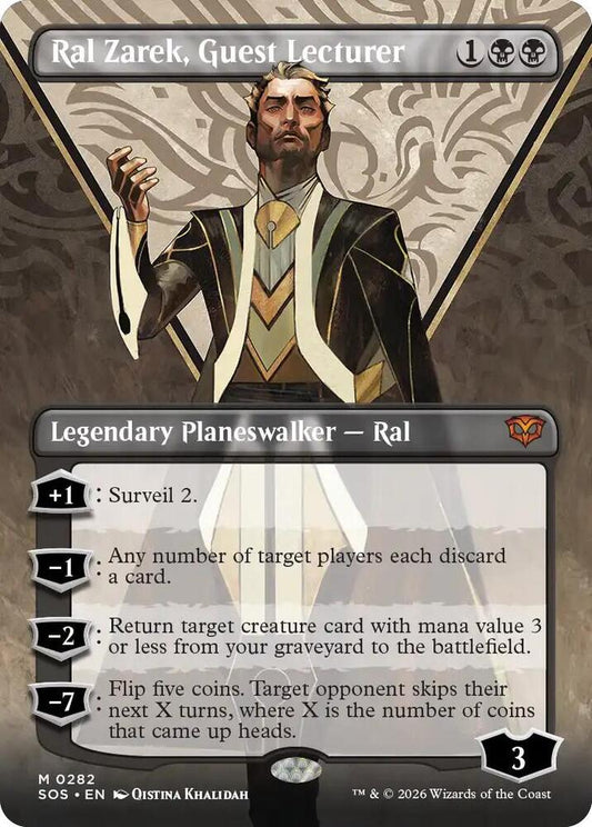 Ral Zarek, Guest Lecturer (Borderless) [Secrets of Strixhaven] 282