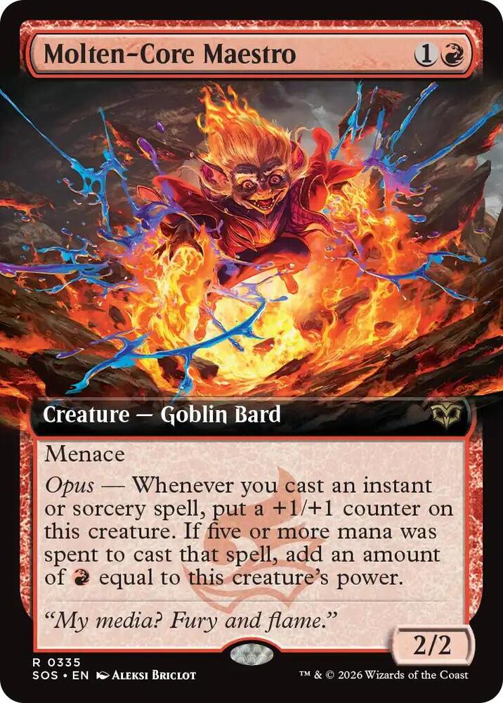 Molten-Core Maestro (Extended Art) [Secrets of Strixhaven] 335