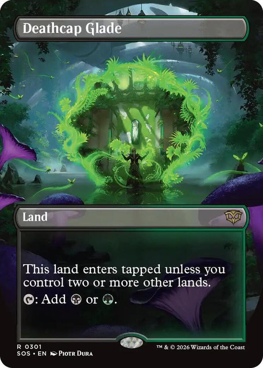 Deathcap Glade (Borderless) [Secrets of Strixhaven] 301