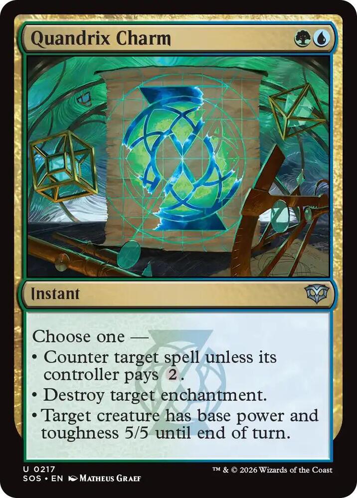 Quandrix Charm [Secrets of Strixhaven] 217