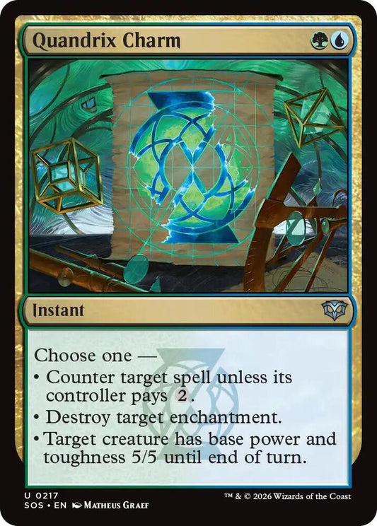 Quandrix Charm [Secrets of Strixhaven] 217