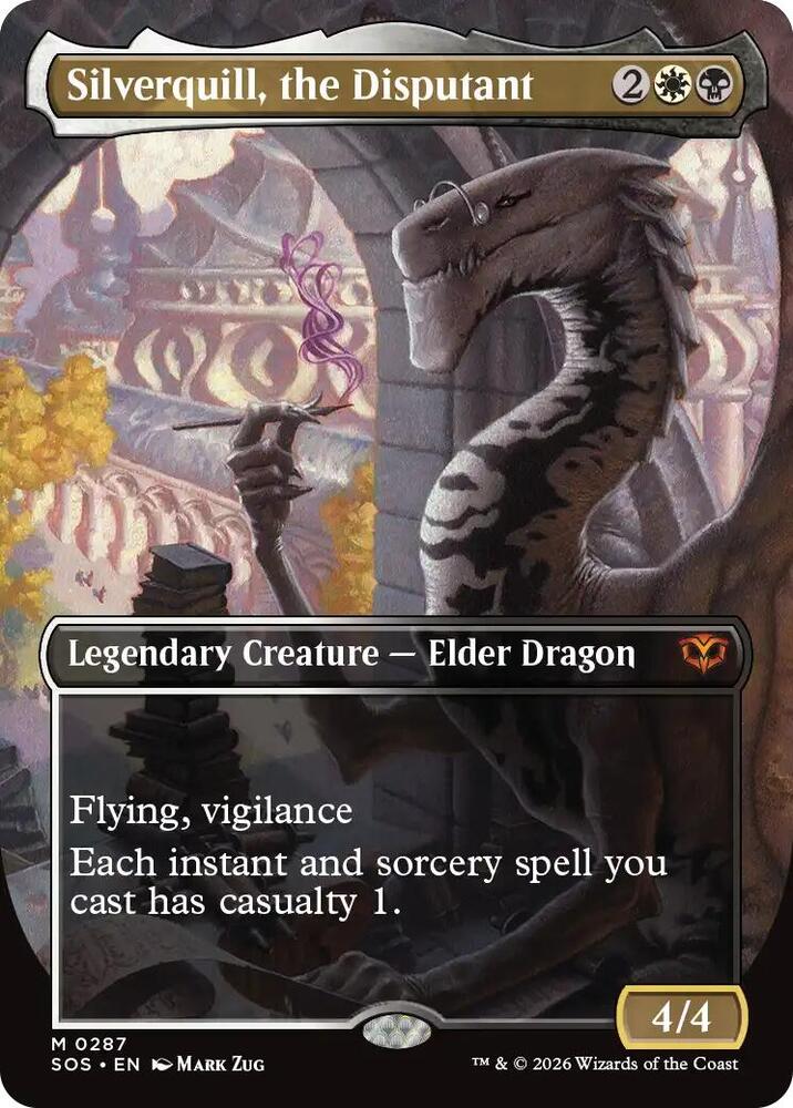 Silverquill, the Disputant (Borderless) [Secrets of Strixhaven] 287