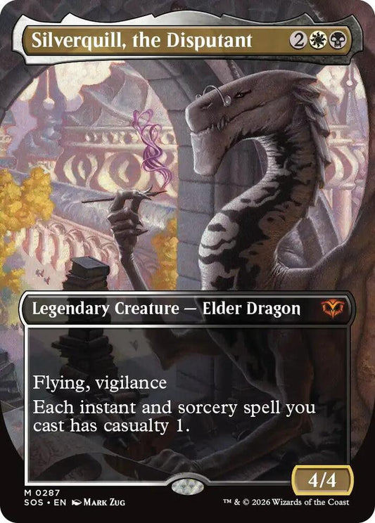 Silverquill, the Disputant (Borderless) [Secrets of Strixhaven] 287