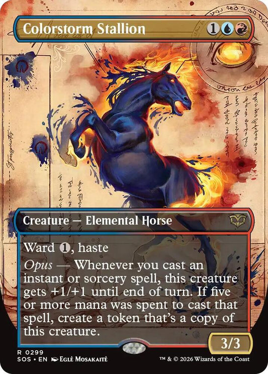 Colorstorm Stallion (Borderless) [Secrets of Strixhaven] 299