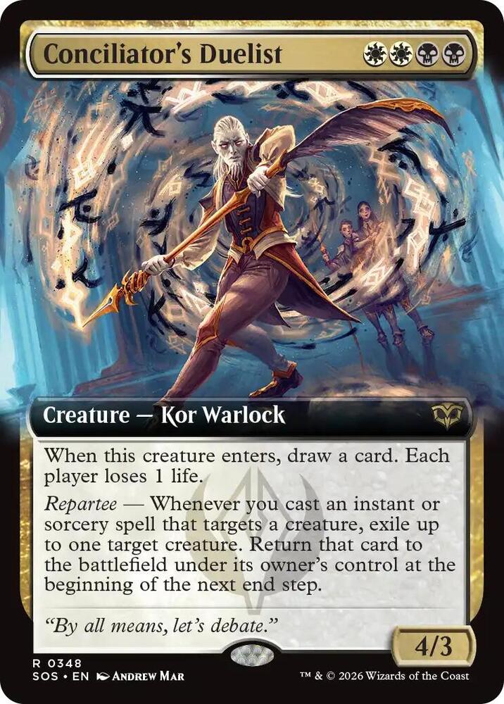 Conciliator's Duelist (Extended Art) [Secrets of Strixhaven] 348