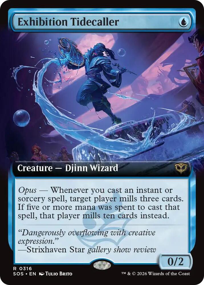 Exhibition Tidecaller (Extended Art) [Secrets of Strixhaven] 316