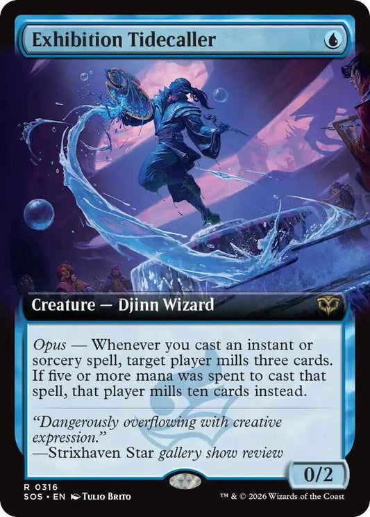 Exhibition Tidecaller (Extended Art) [Secrets of Strixhaven] 316