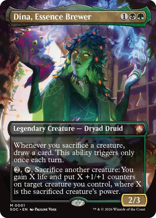 Dina, Essence Brewer (Borderless) [Commander: Secrets of Strixhaven] 1