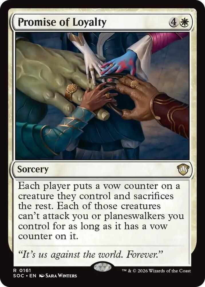 Promise of Loyalty [Commander: Secrets of Strixhaven] 161