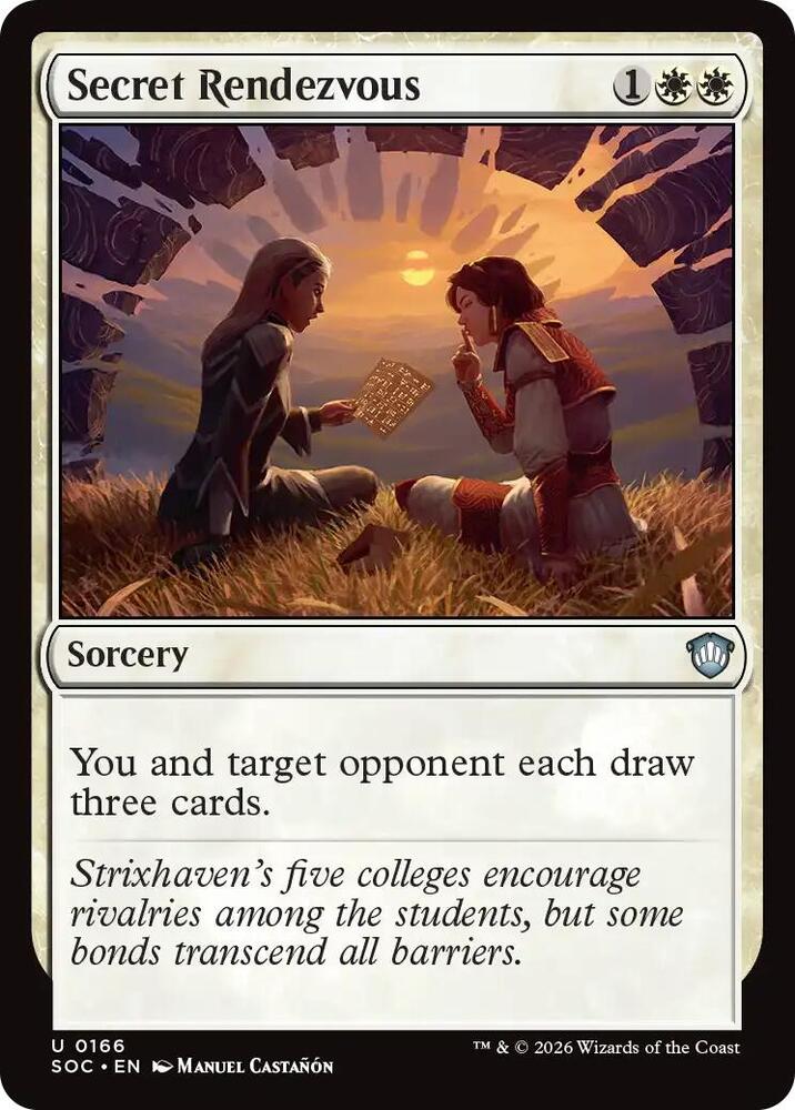 Secret Rendezvous [Commander: Secrets of Strixhaven] 166