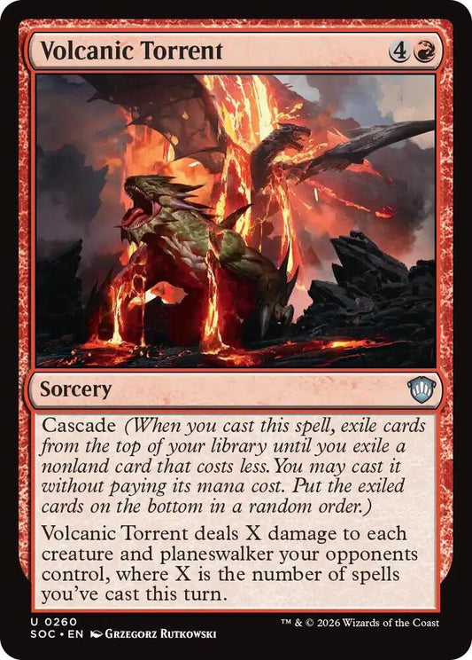 Volcanic Torrent [Commander: Secrets of Strixhaven] 260