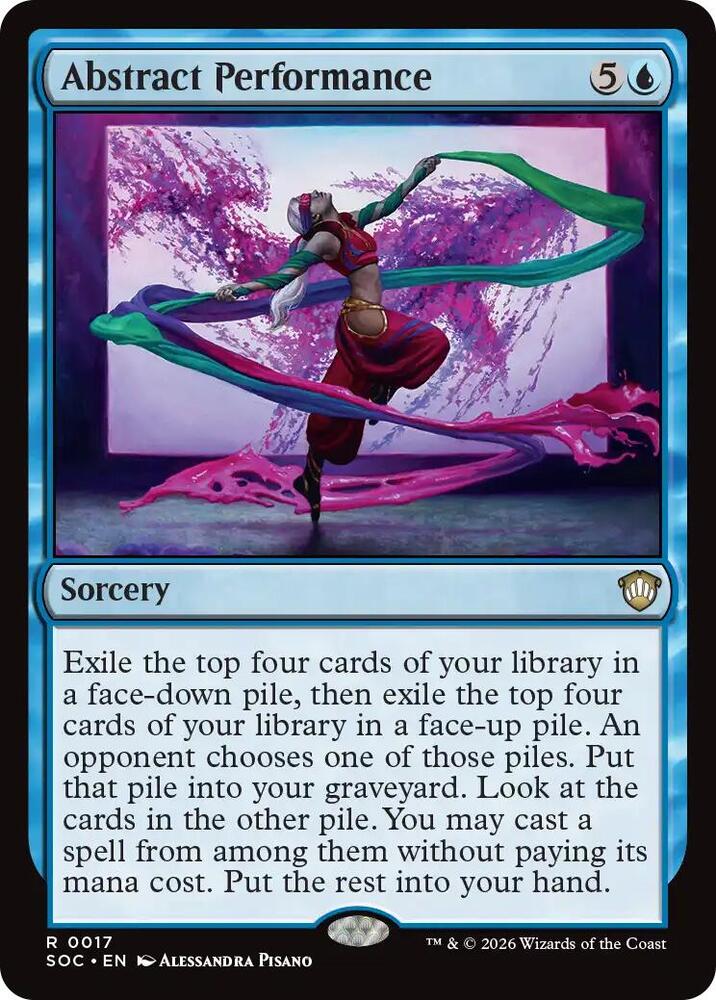 Abstract Performance [Commander: Secrets of Strixhaven] 17