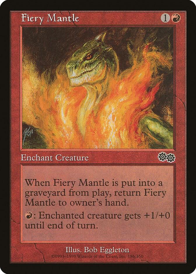 Fiery Mantle [Urza's Saga] 186