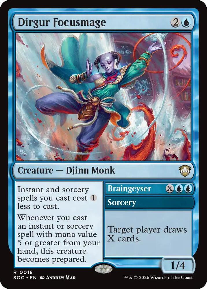 Dirgur Focusmage [Commander: Secrets of Strixhaven] 18
