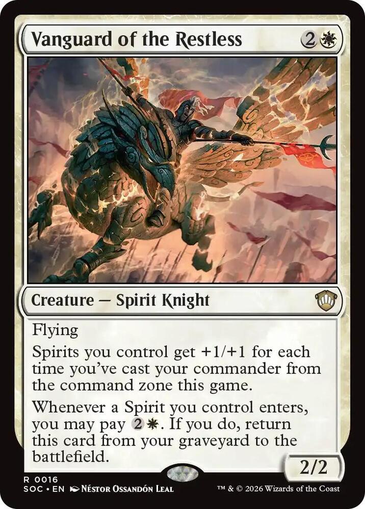 Vanguard of the Restless [Commander: Secrets of Strixhaven] 16