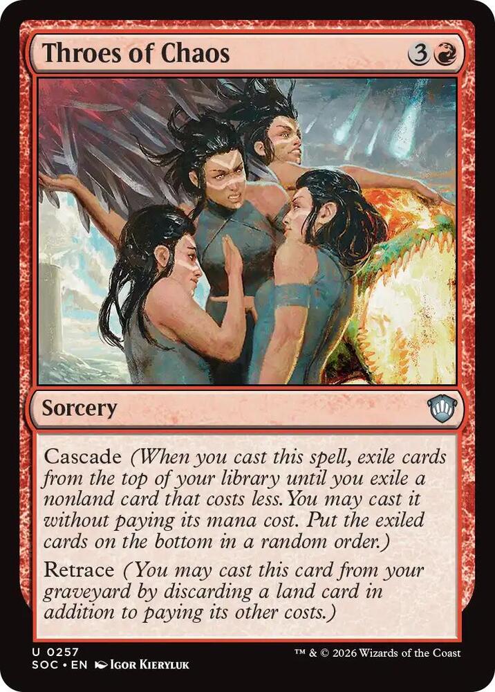 Throes of Chaos [Commander: Secrets of Strixhaven] 257