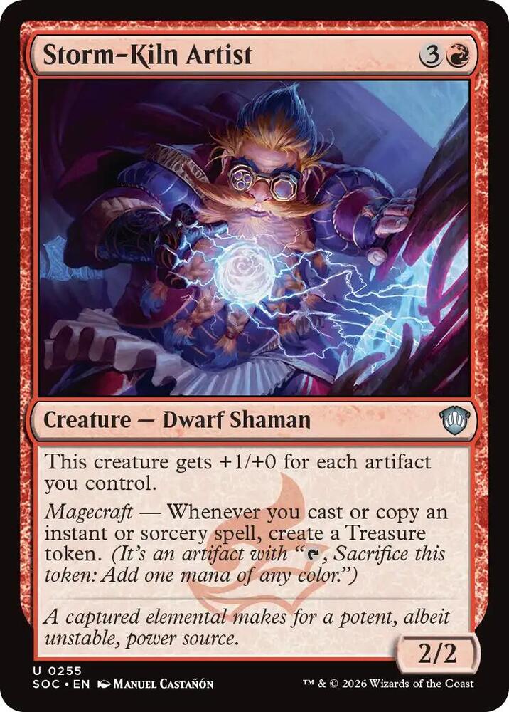 Storm-Kiln Artist [Commander: Secrets of Strixhaven] 255