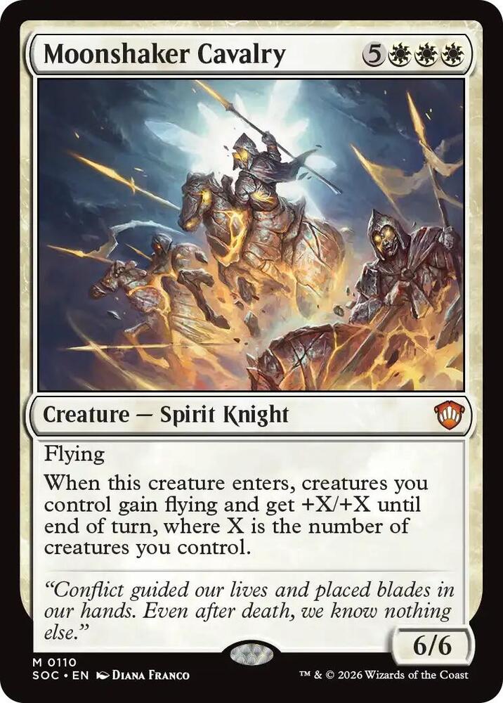Moonshaker Cavalry [Commander: Secrets of Strixhaven] 110