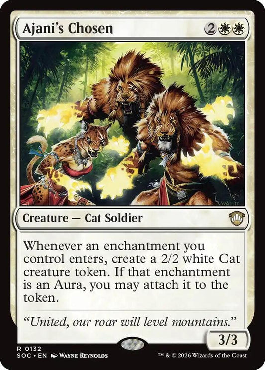 Ajani's Chosen [Commander: Secrets of Strixhaven] 132