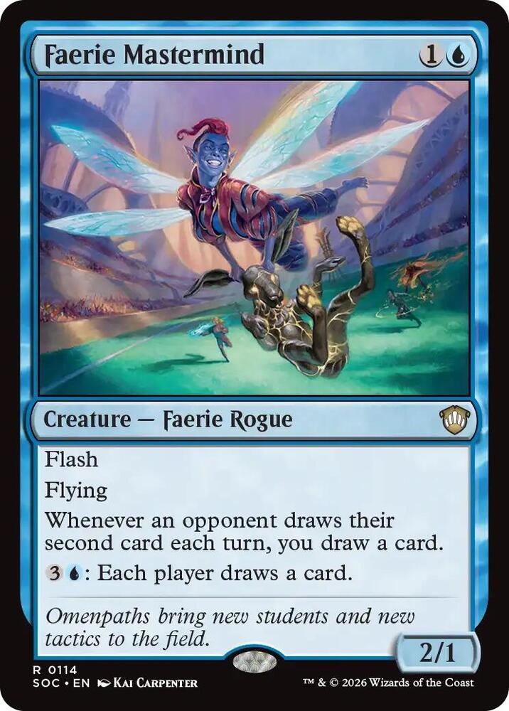 Faerie Mastermind [Commander: Secrets of Strixhaven] 114