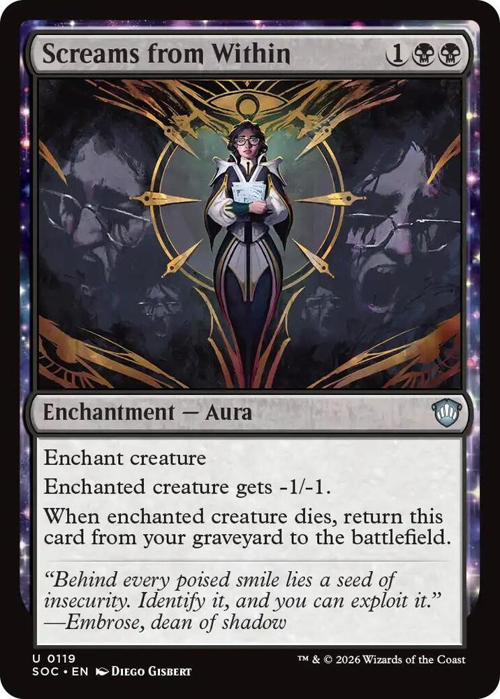 Screams from Within [Commander: Secrets of Strixhaven] 119