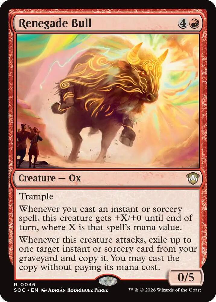 Renegade Bull [Commander: Secrets of Strixhaven] 36